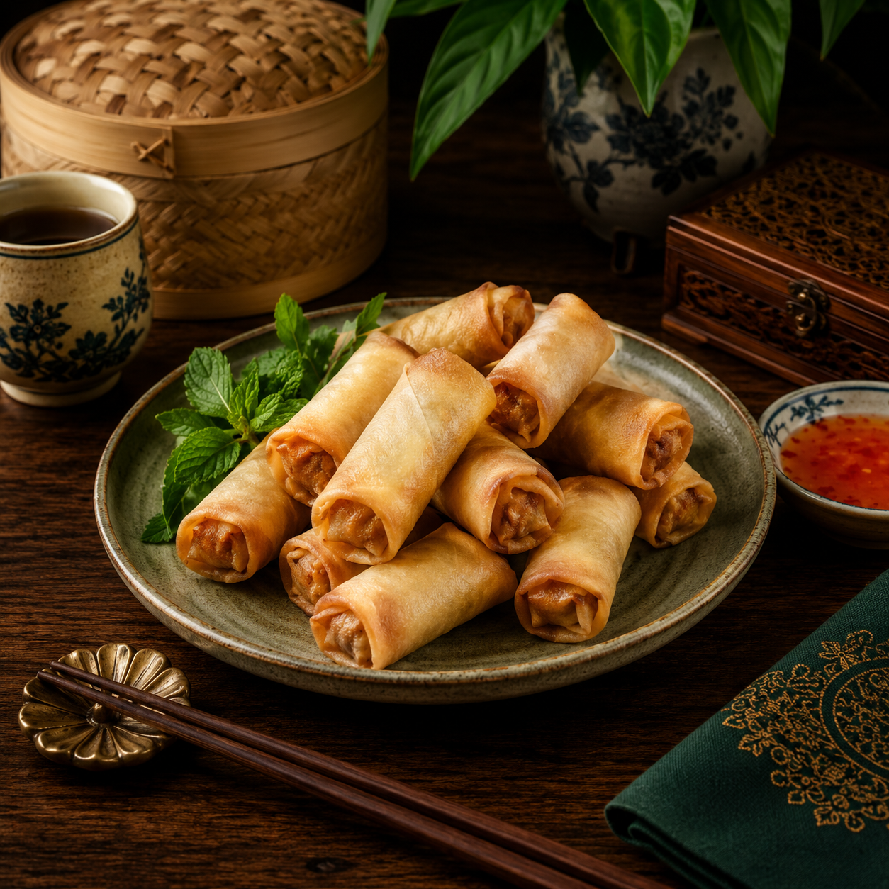 Chả Giò Thịt Da Bánh Pía
